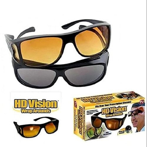 • "	عرض قطعتين نظارة HD Vision للقيادة"